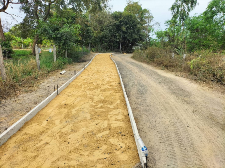 โครงการงบประมาณเงินอุดหนุนกรมส่งเสริมการปกครองส่วนท้องถิ่น ปี2568  ก่อสร้างถนน คสล.เส้นทางทุ่งริมนา-ทางหลวง3168 บ้านคูสว่าง ม.7