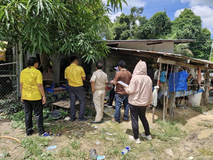 กองสวัสดิการสังคมรวมกับ อบจ.อุบลฯ ลงพื้นที่ประเมิณโครงสร้างการ ปรับปรุงบ้านผู้สูงอายุ ผู้พิการ ที่มีภาวะพึ่งพิง จำนวน3 หลัง