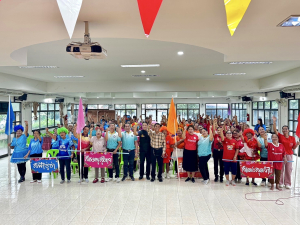 โรงเรียนผู้สูงอายุตำบลหนองกินเพล สัปดาห์ที่ 12: กิจกรรมกีฬาสี