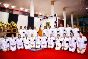 นายกองค์การบริหารส่วนตำบลหนองกินเพล คณะผู้บริหาร  เข้าร่วมพิธีบำเพ็ญกุศล สวดพระอภิธรรม อุทิศถวายพระราชกุศลแด่สมเด็จพระนางเจ้าสิริกิติ์ พระบรมราชินีนาถ พระบรมราชชนนีพันปีหลวง